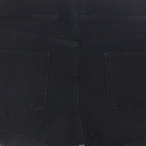 H&M Girls Black   Mom Shorts Size 9-10 Years