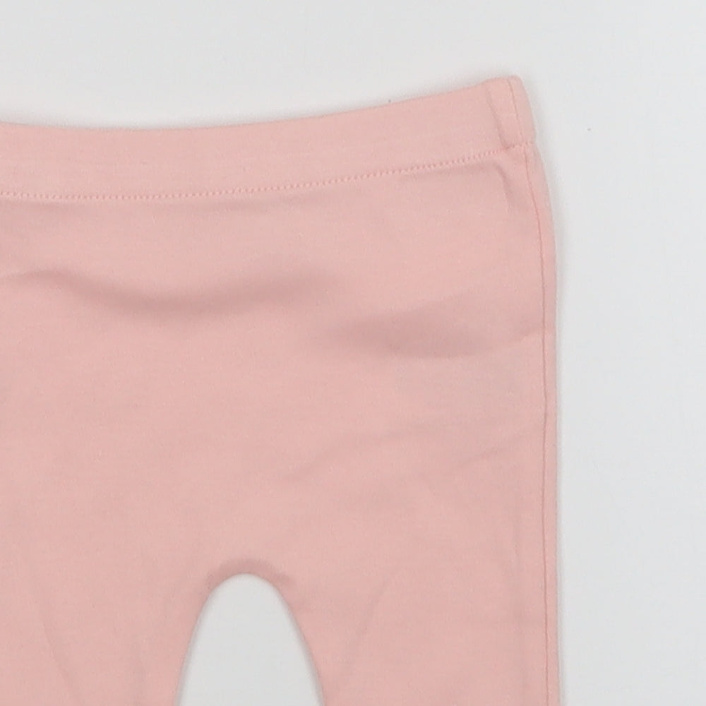 F&F Girls Pink   Sweatpants Leggings Size Newborn