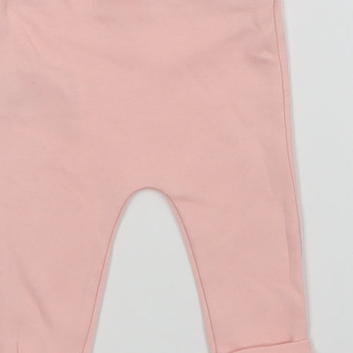 F&F Girls Pink   Sweatpants Leggings Size Newborn