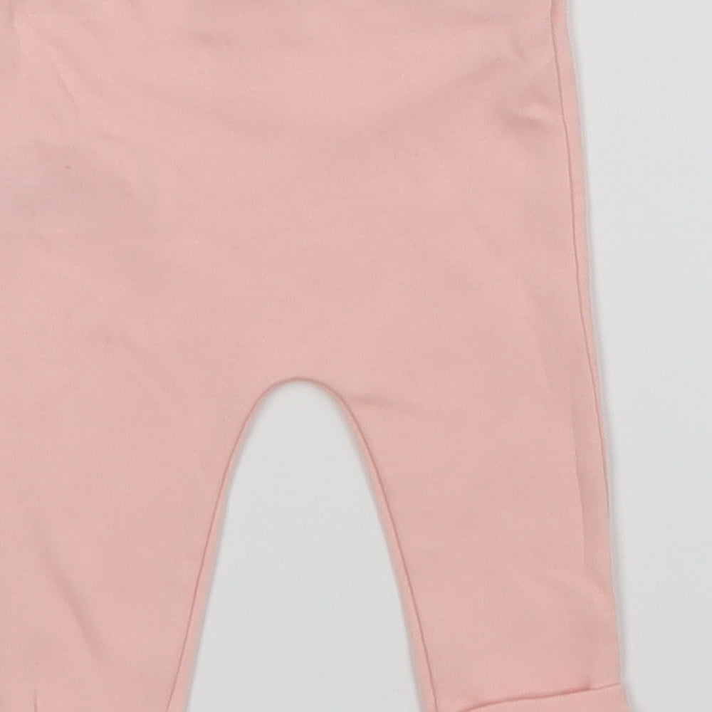 F&F Girls Pink   Sweatpants Leggings Size Newborn