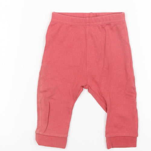 Nutmeg Girls Pink   Sweatpants Trousers Size 3-6 Months