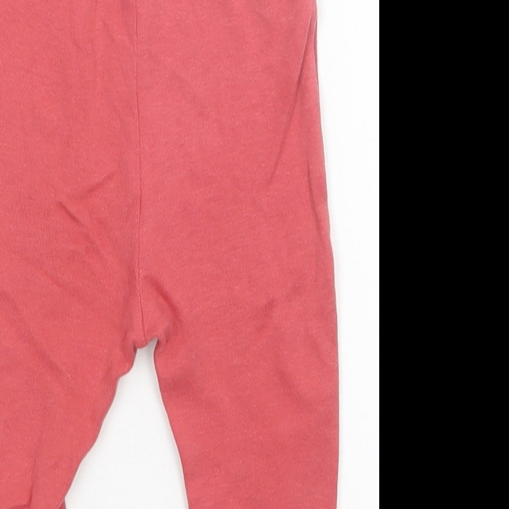 Nutmeg Girls Pink   Sweatpants Trousers Size 3-6 Months