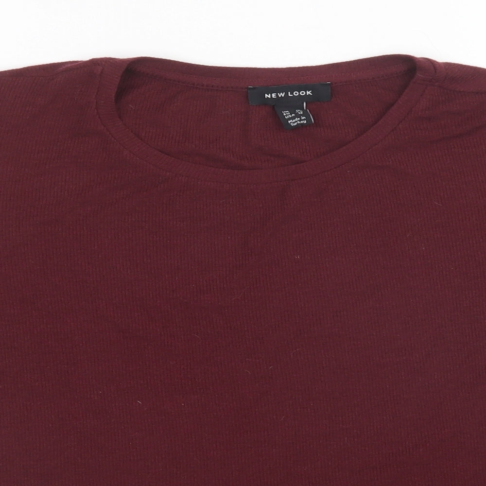 New Look Womens Red   Basic T-Shirt Size 16