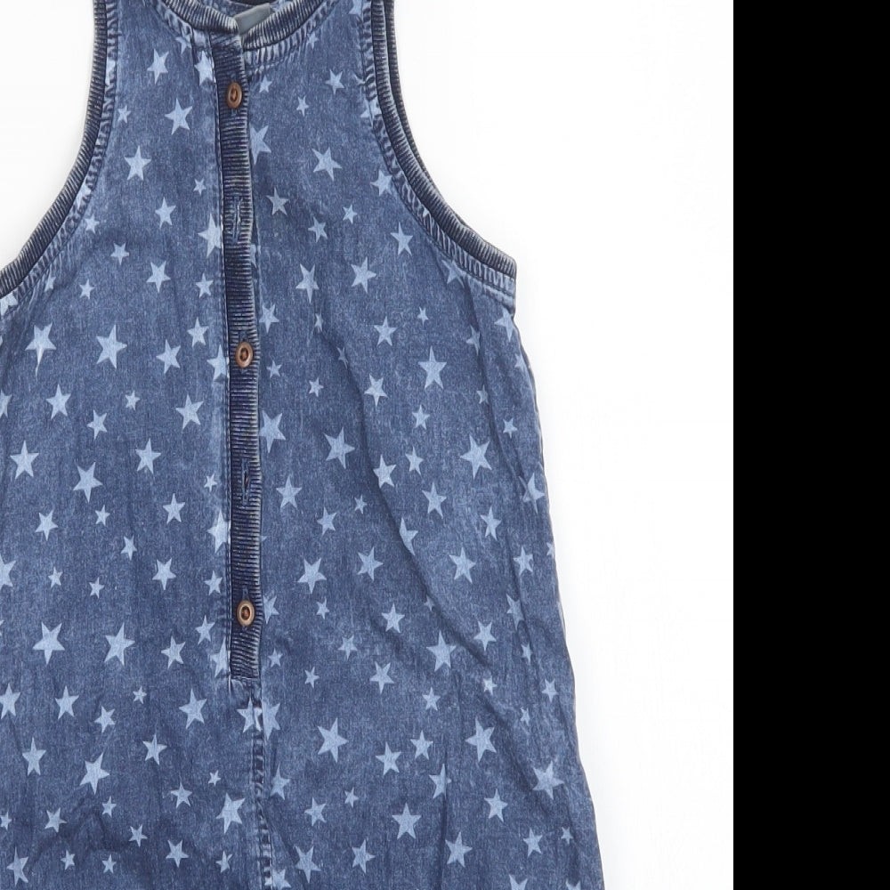 NEXT Boys Blue Spotted  Babygrow One-Piece Size 18-24 Months