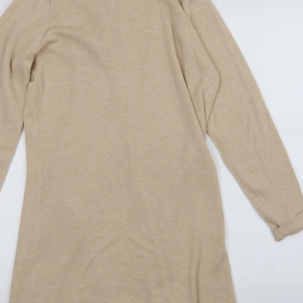 Charles Tyrwhitt Womens Beige   Cardigan Jumper Size M