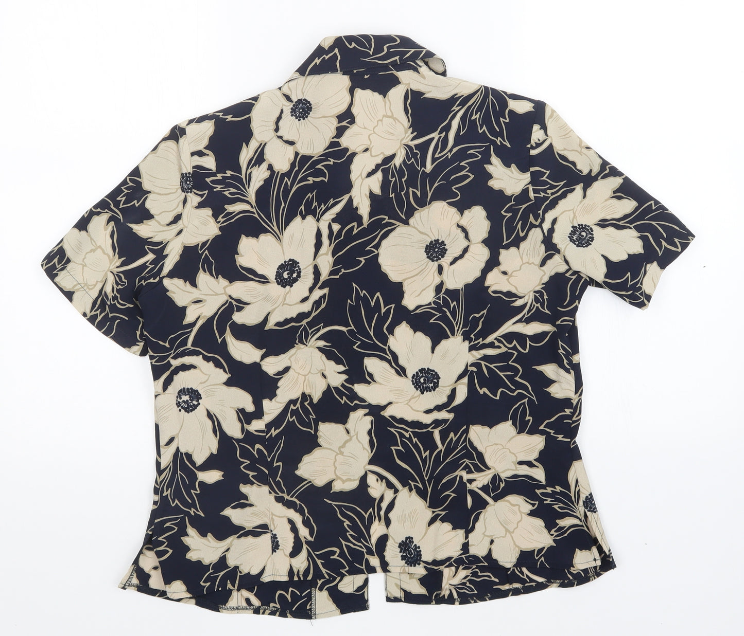 Prewron Womens Multicoloured Floral  Basic Button-Up Size 10