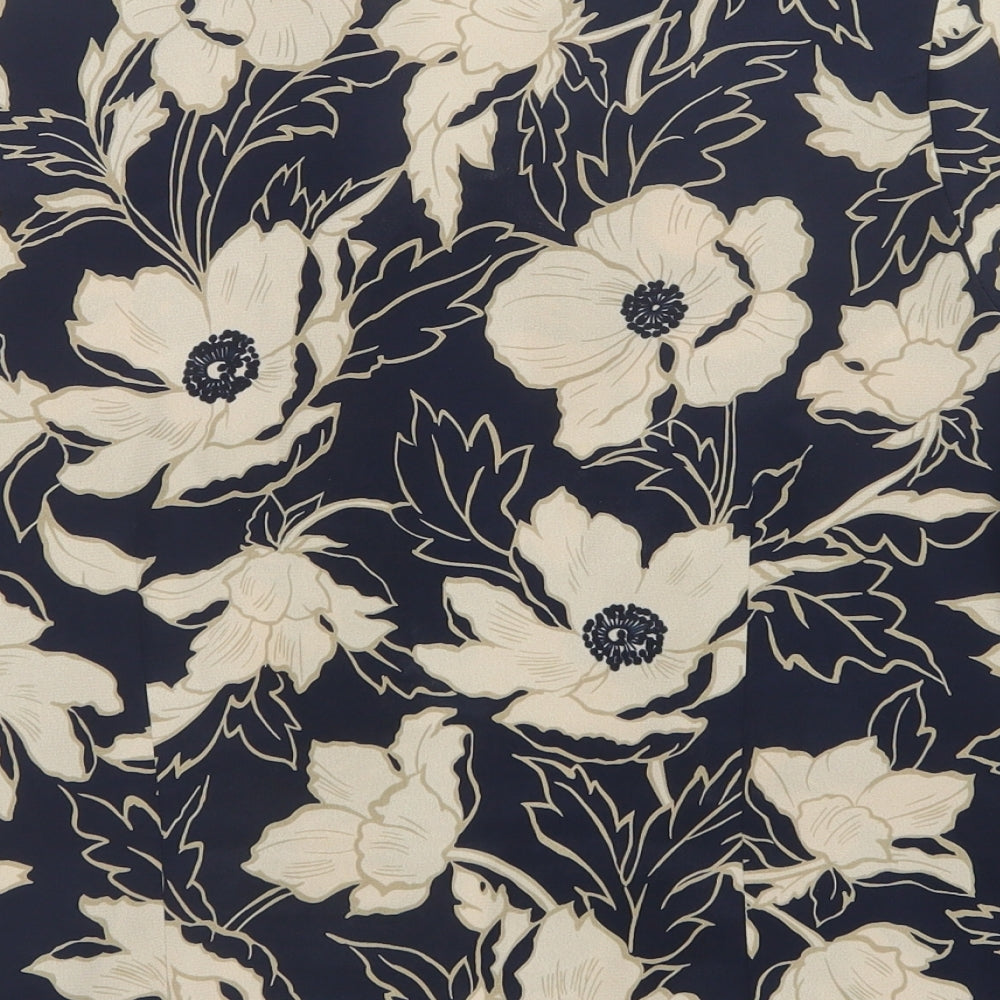 Prewron Womens Multicoloured Floral  Basic Button-Up Size 10
