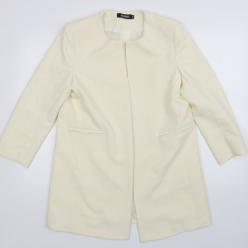 Missguided Womens Beige   Jacket Sport Coat Size 14