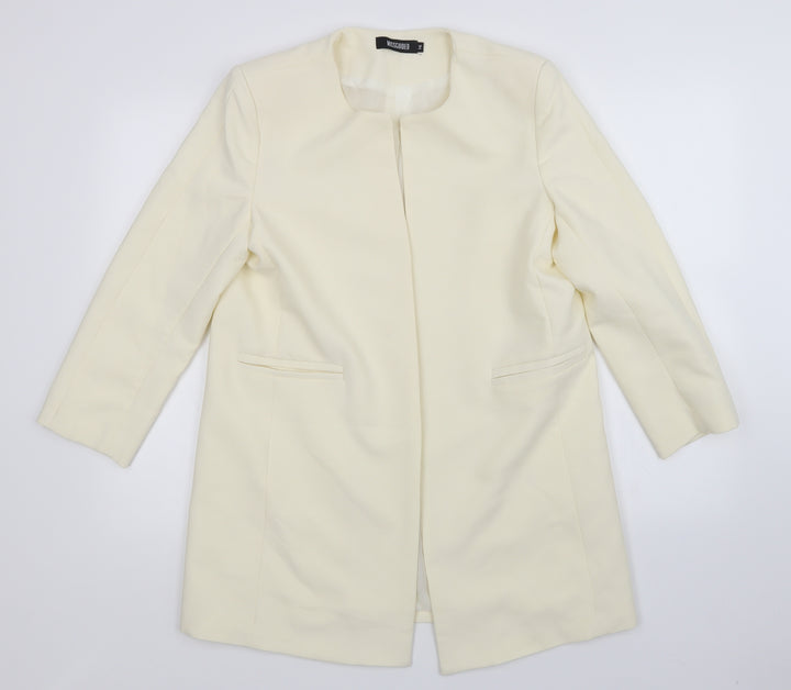 Missguided Womens Beige Jacket Sport Coat Size 14