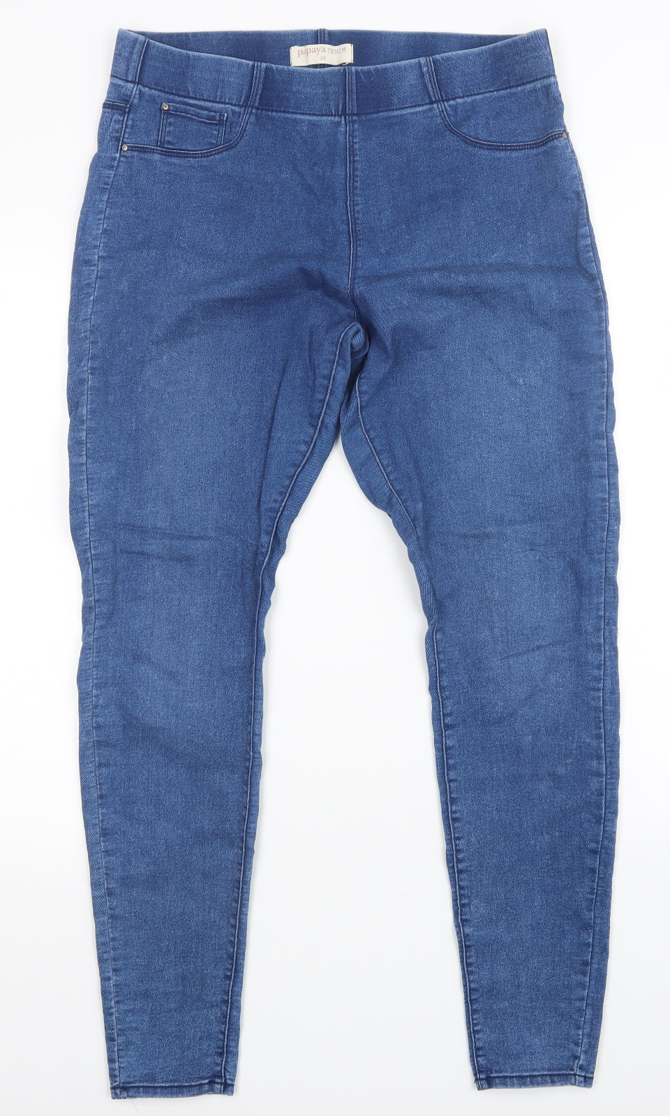 Papaya Womens Blue   Jegging Jeans Size 14 L29 in