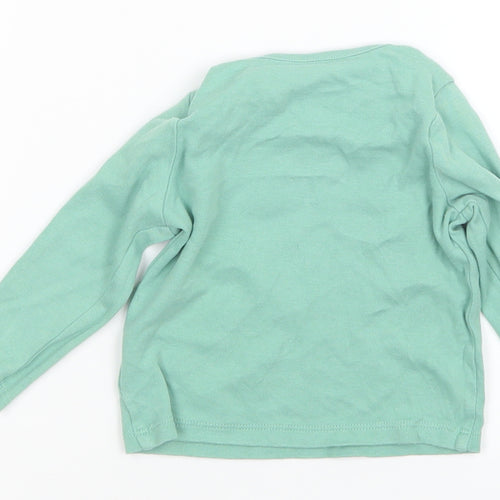 F&F Boys Green   Basic T-Shirt Size 6-9 Months