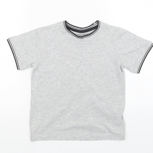 Matalan Boys Grey   Basic T-Shirt Size 5 Years