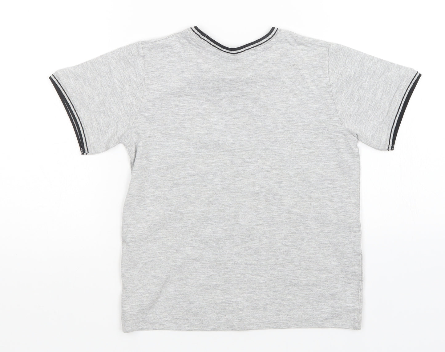 Matalan Boys Grey   Basic T-Shirt Size 5 Years