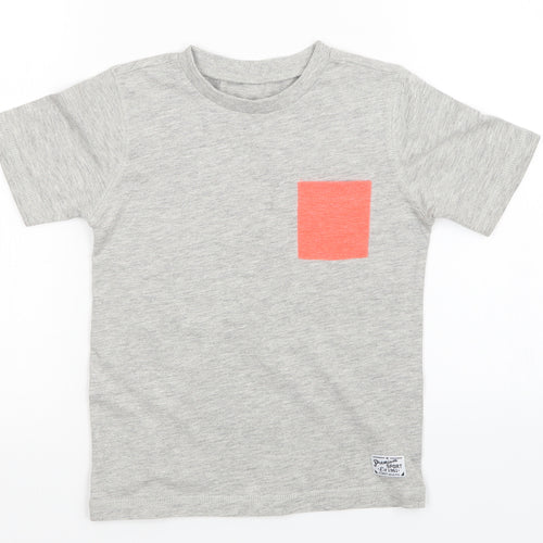 Mothercare Boys Grey   Basic T-Shirt Size 4-5 Years