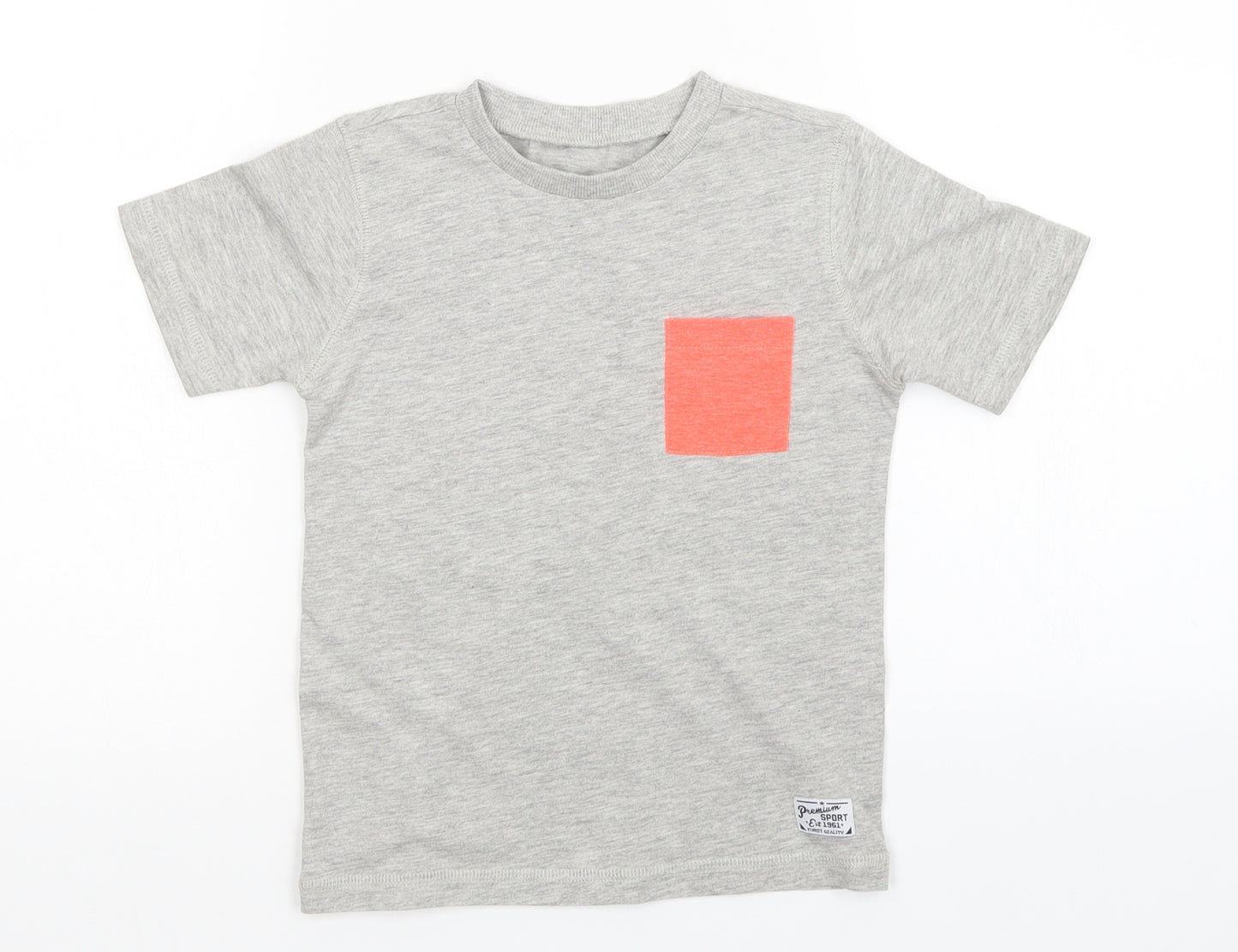 Mothercare Boys Grey   Basic T-Shirt Size 4-5 Years
