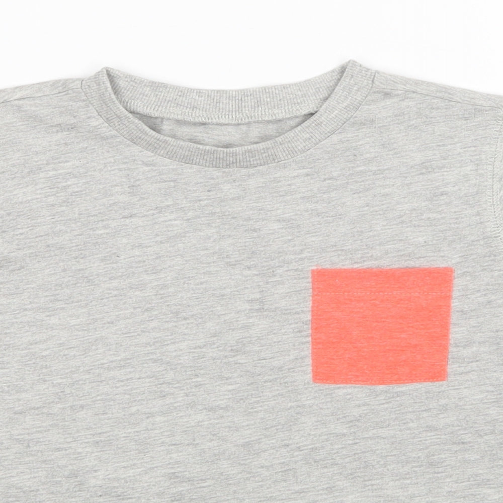 Mothercare Boys Grey   Basic T-Shirt Size 4-5 Years