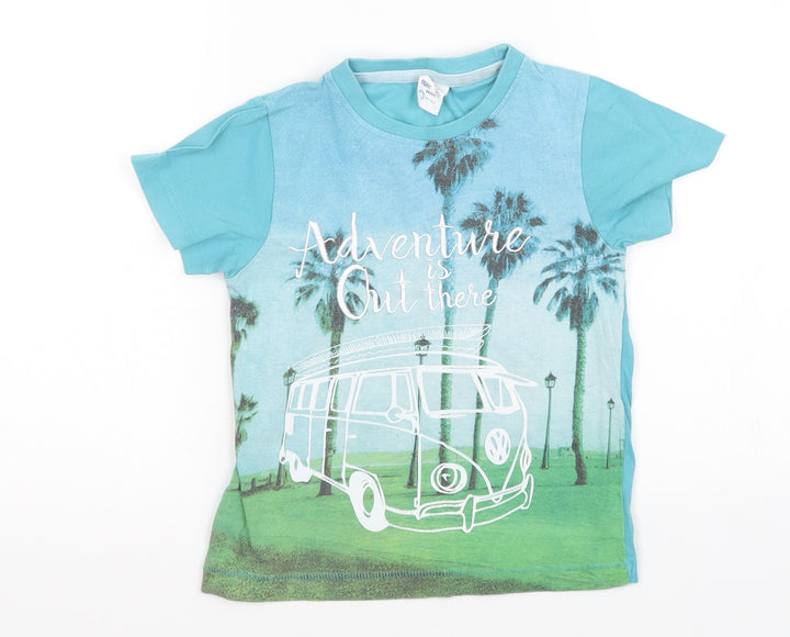 max boys Boys Multicoloured   Basic T-Shirt Size 5-6 Years