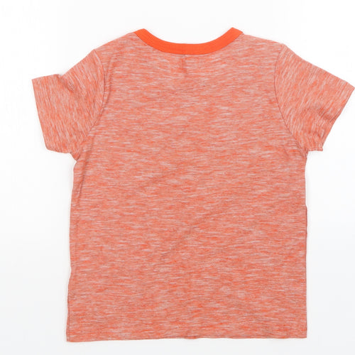 F&F Boys Orange   Basic T-Shirt Size 3-4 Years