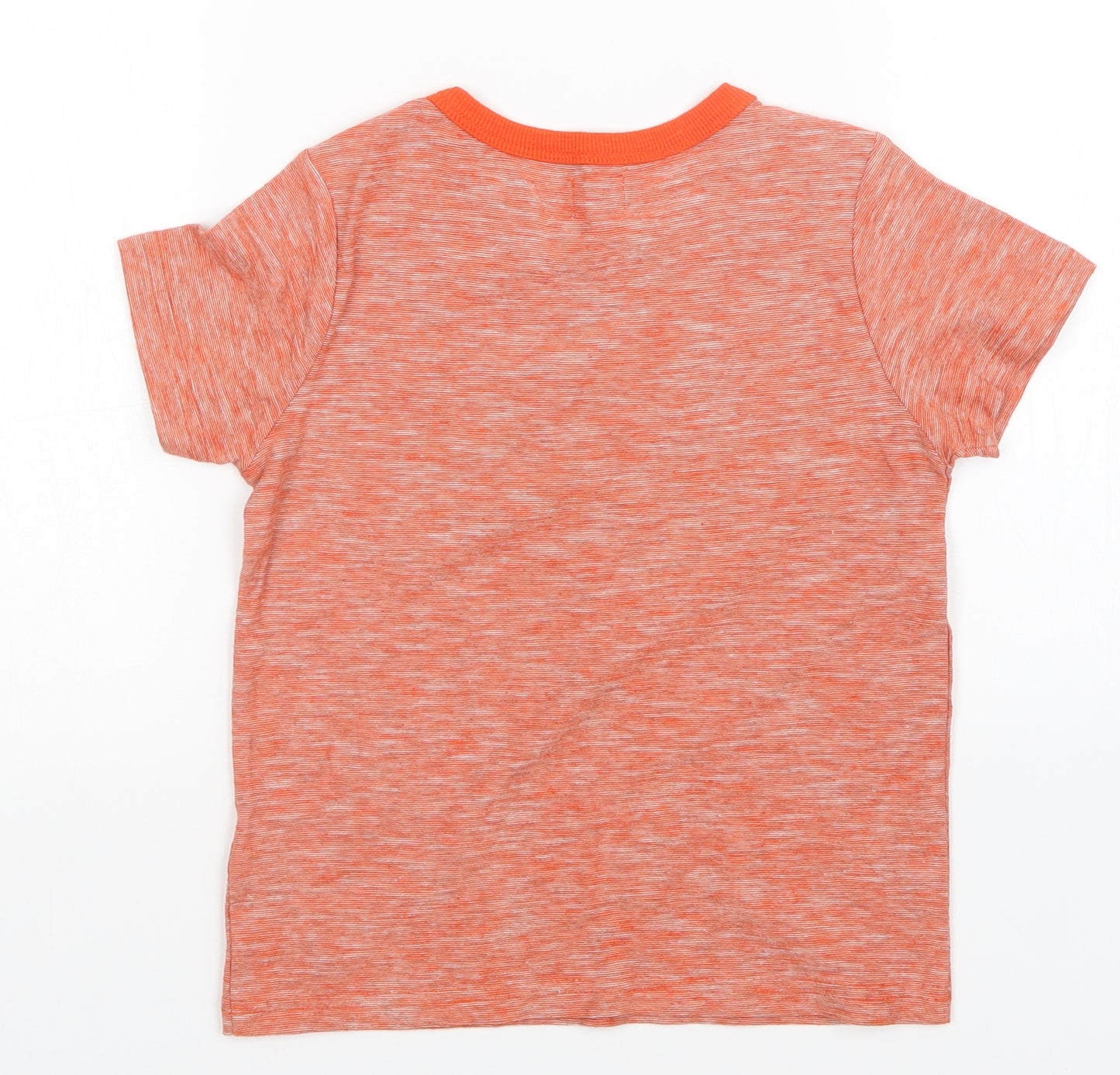 F&F Boys Orange   Basic T-Shirt Size 3-4 Years