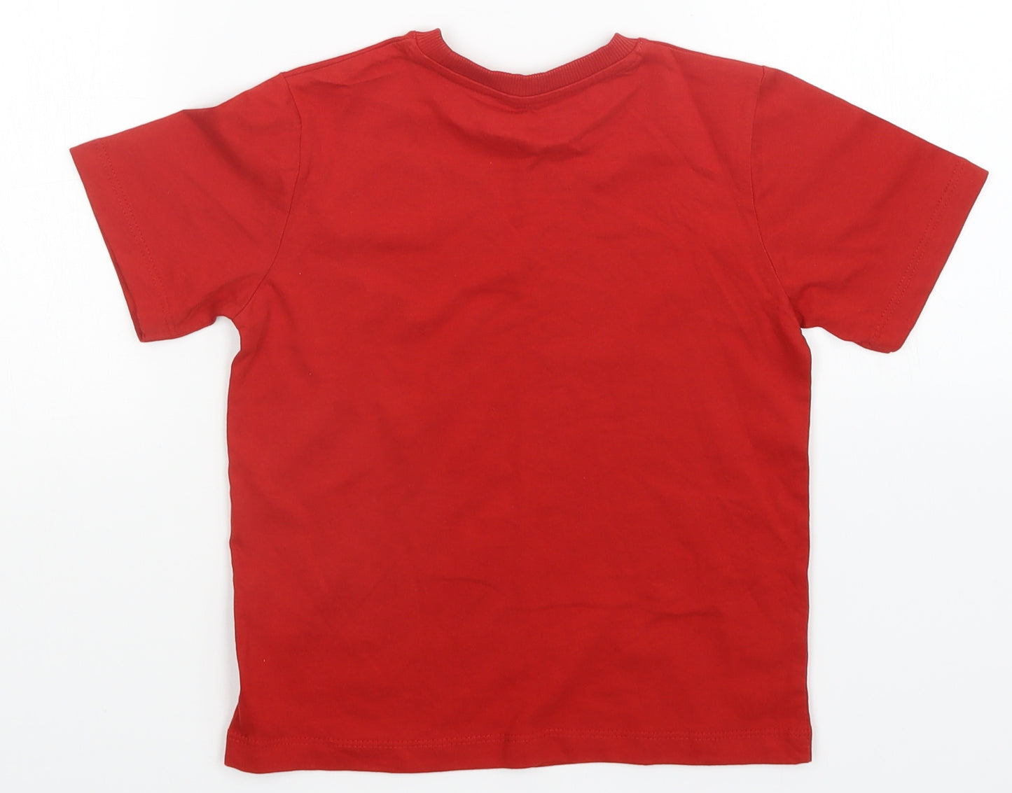 Matalan Boys Red   Basic T-Shirt Size 5 Years