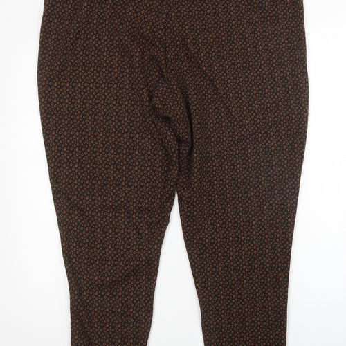 George Womens Multicoloured Animal Print  Trousers  Size 24 L26 in