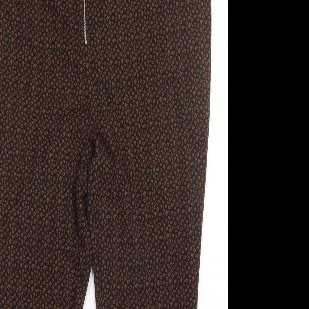 George Womens Multicoloured Animal Print  Trousers  Size 24 L26 in