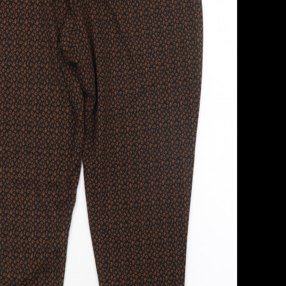 George Womens Multicoloured Animal Print  Trousers  Size 24 L26 in