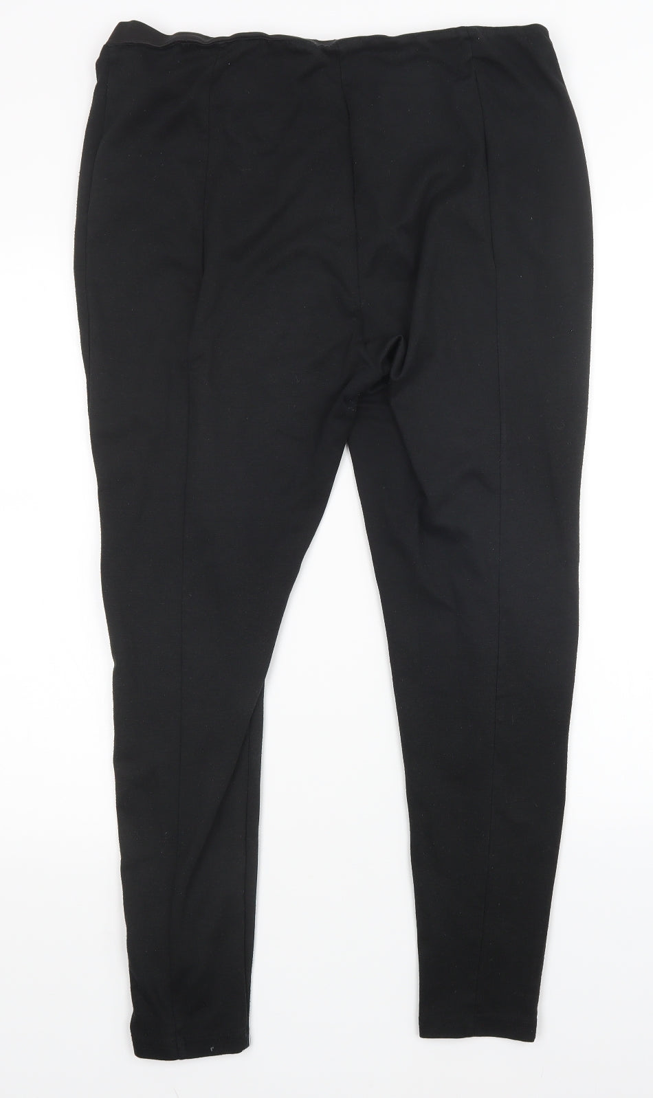 Prewron Womens Black   Jogger Leggings Size 38 in L28 in