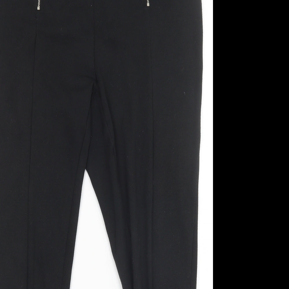 Prewron Womens Black   Jogger Leggings Size 38 in L28 in