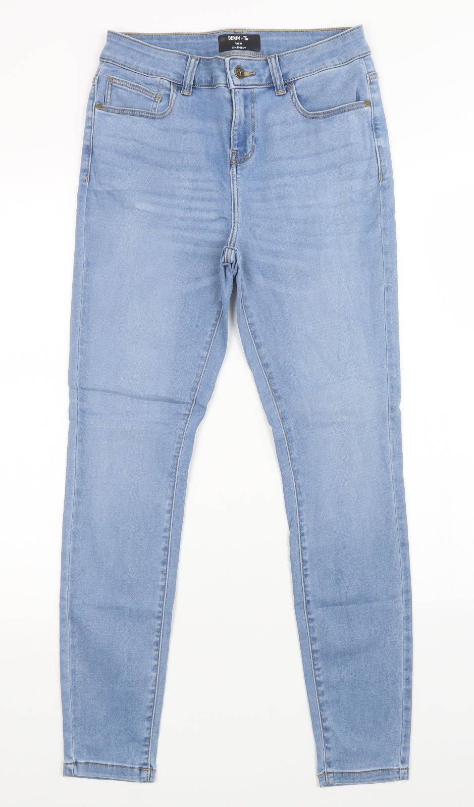TU Womens Blue   Skinny Jeans Size 10 L28 in
