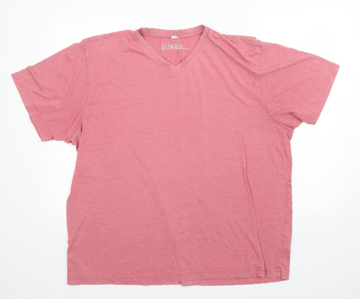 jacemo Mens Pink    T-Shirt Size L