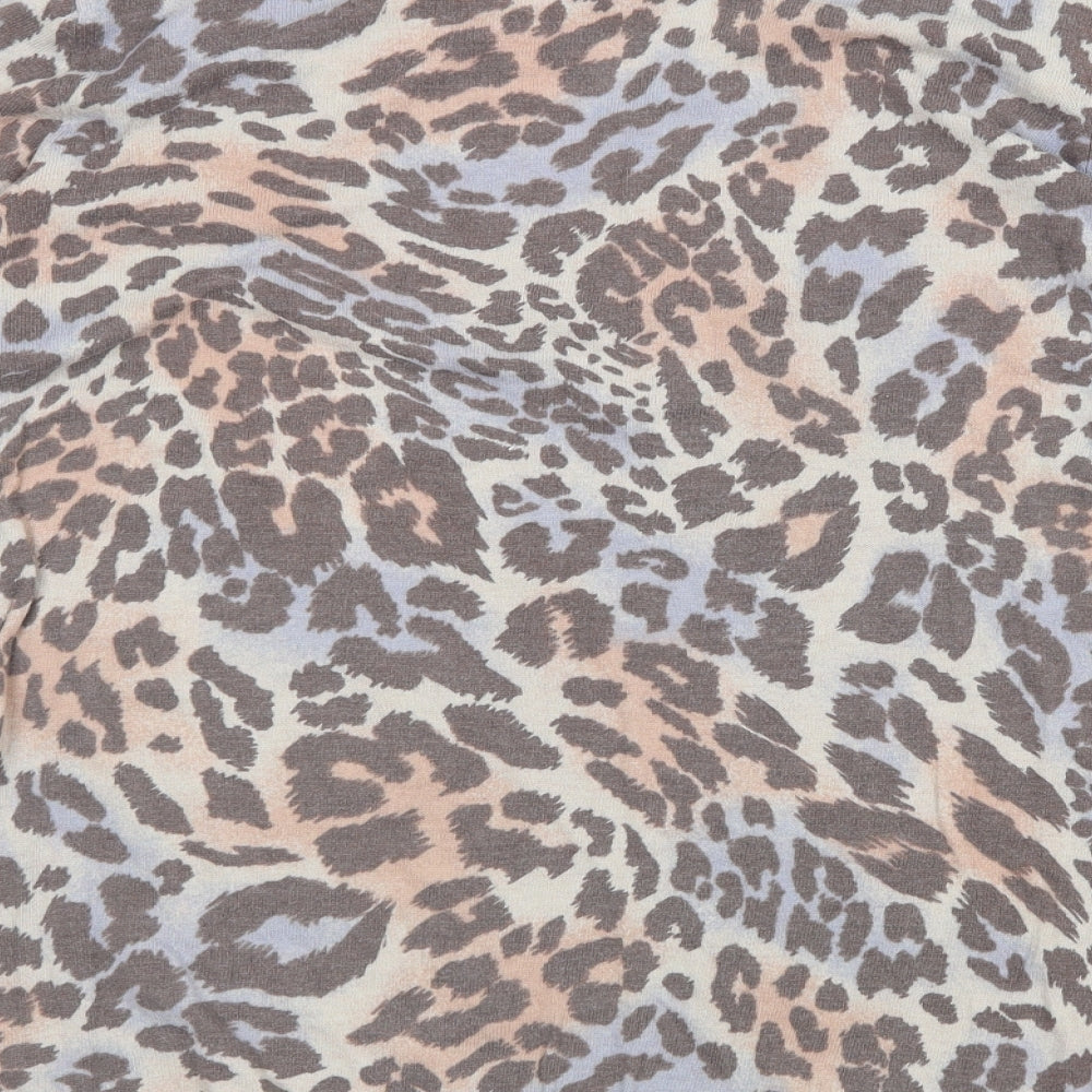 M&S Womens Multicoloured Animal Print  Pullover Jumper Size 22