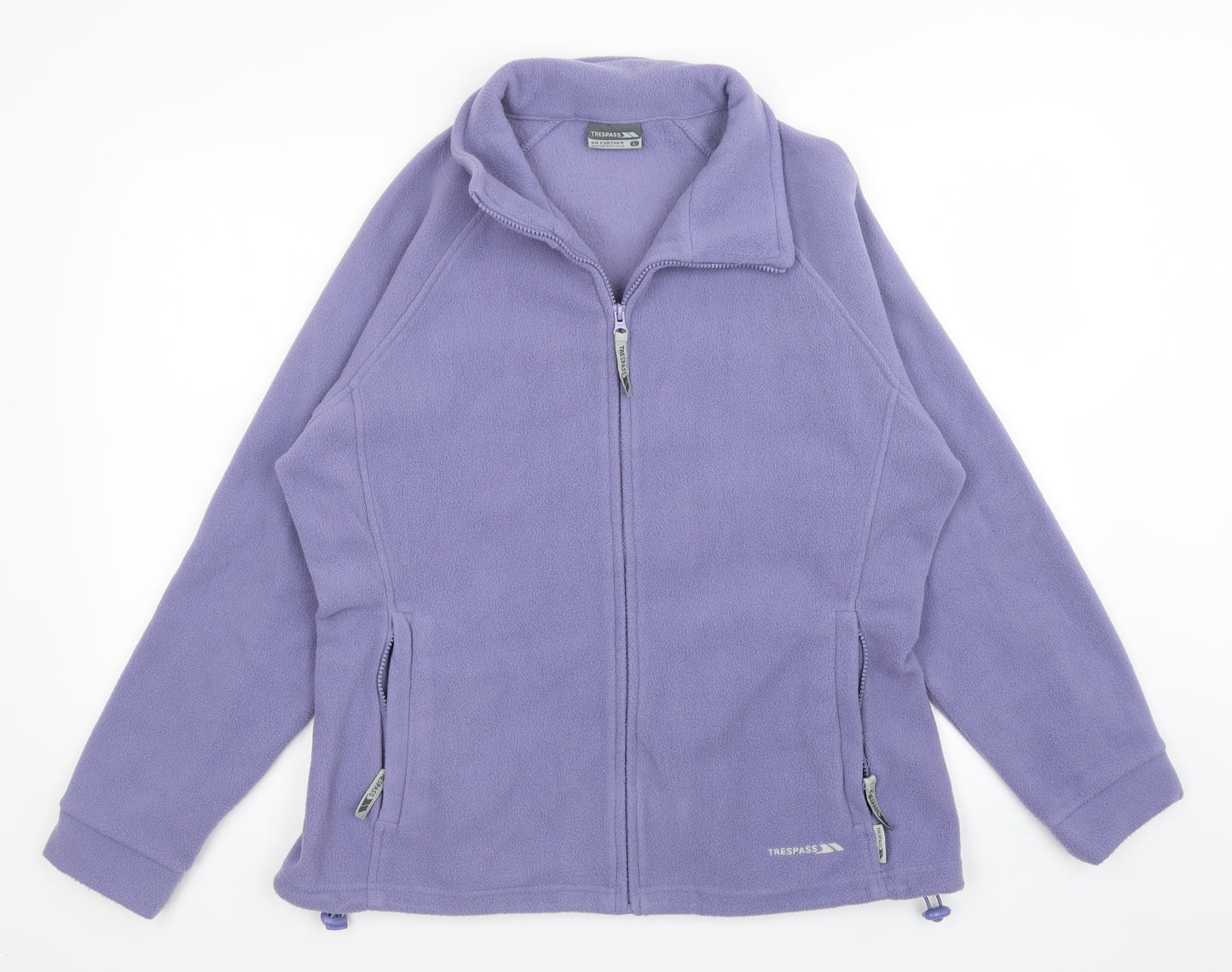 Trespass Womens Purple  Fleece Full Zip Sweatshirt Size L