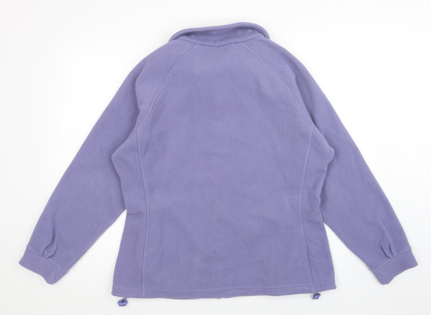 Trespass Womens Purple  Fleece Full Zip Sweatshirt Size L