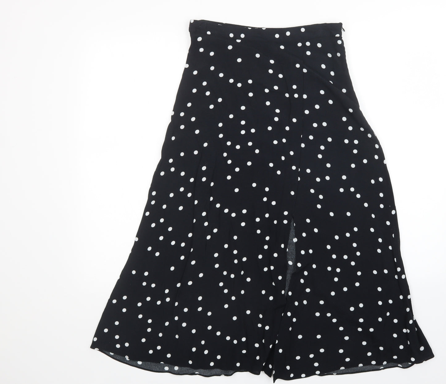Hush Womens Black Polka Dot  A-Line Skirt Size 6