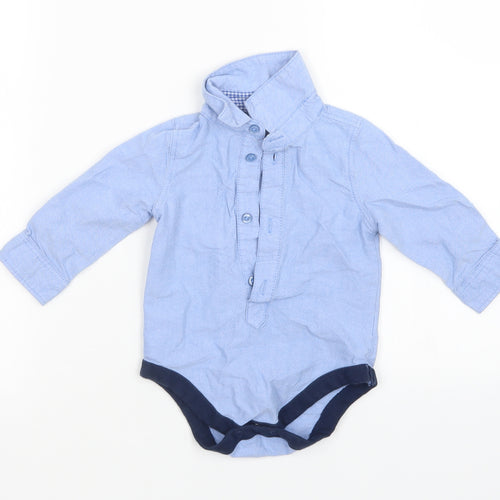 Earlydays Boys Blue   Basic Button-Up Size 6-9 Months
