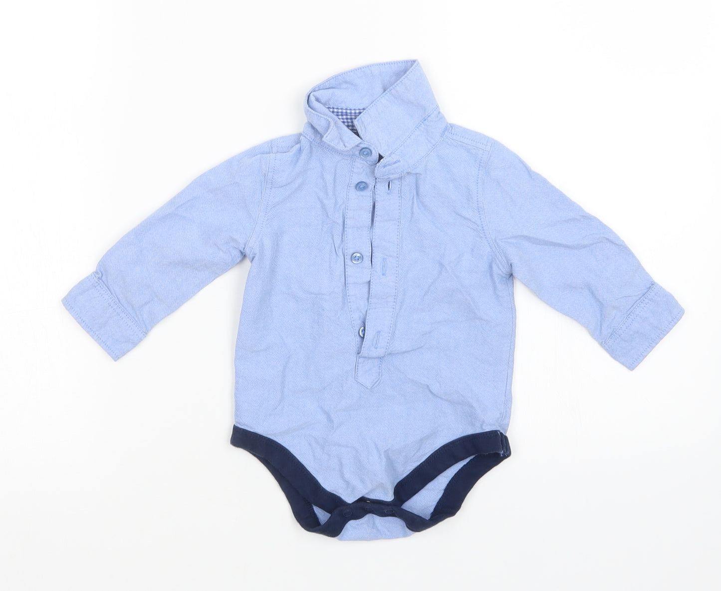 Earlydays Boys Blue   Basic Button-Up Size 6-9 Months