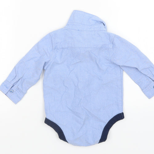 Earlydays Boys Blue   Basic Button-Up Size 6-9 Months