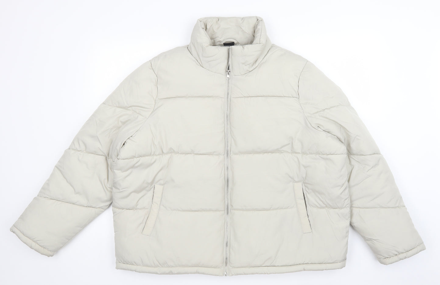 Pep&Co Womens Beige   Puffer Jacket Coat Size 18