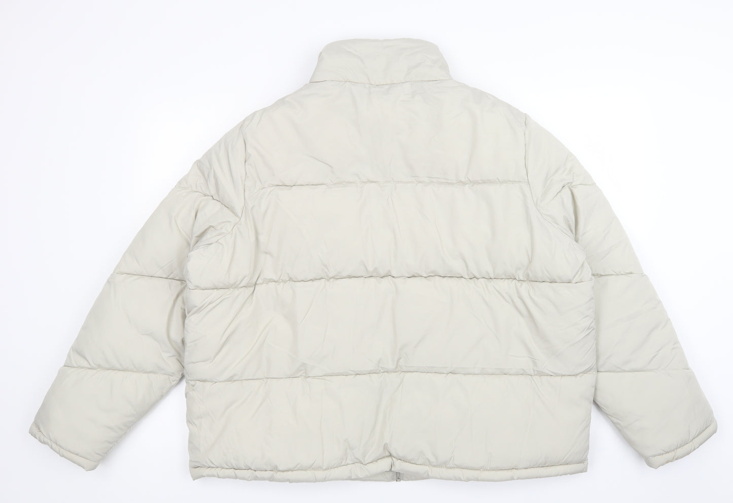 Pep&Co Womens Beige   Puffer Jacket Coat Size 18