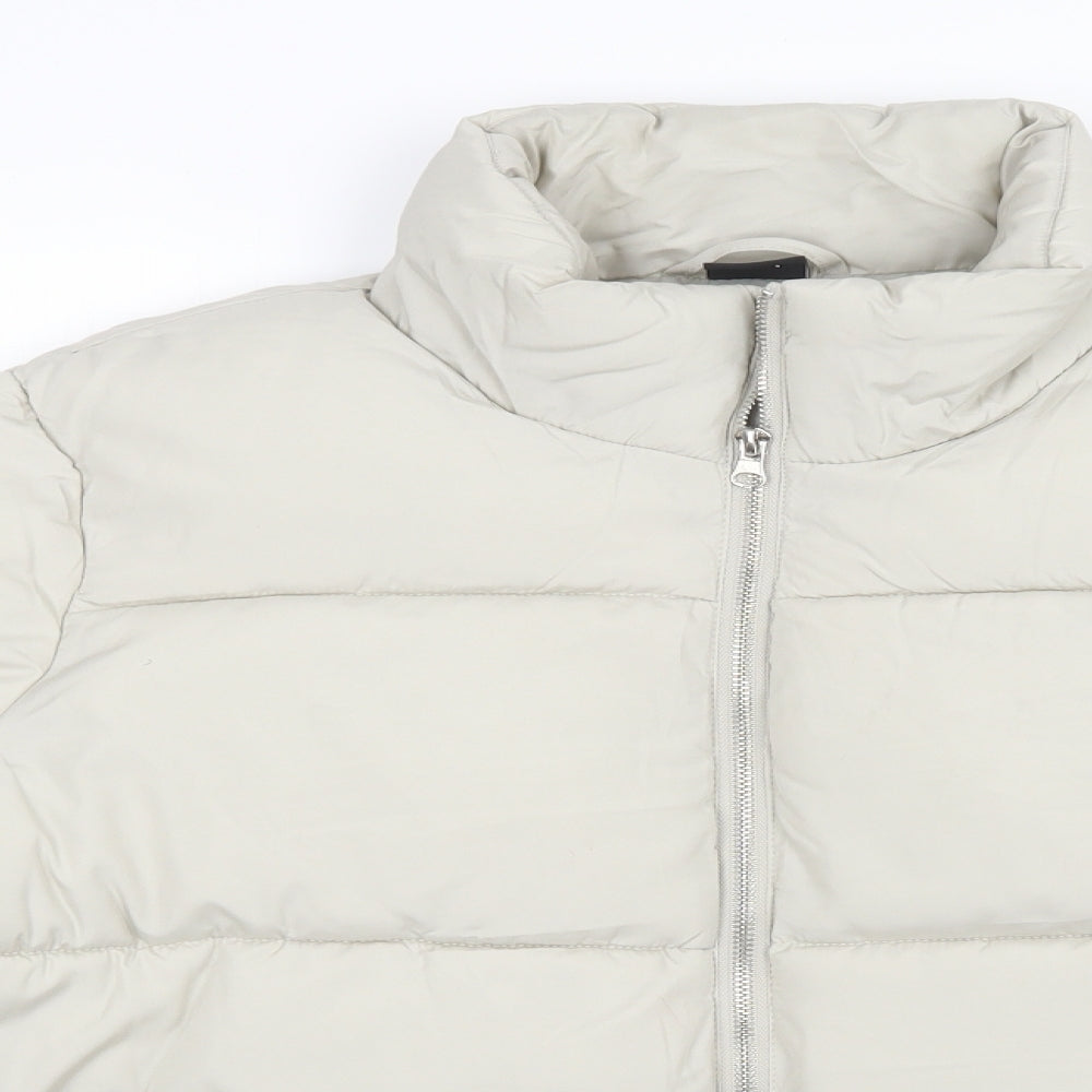 Pep&Co Womens Beige   Puffer Jacket Coat Size 18