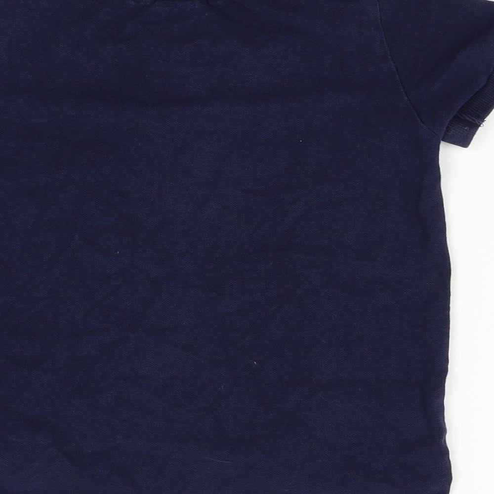 H&M Boys Blue   Basic Polo Size 2-3 Years