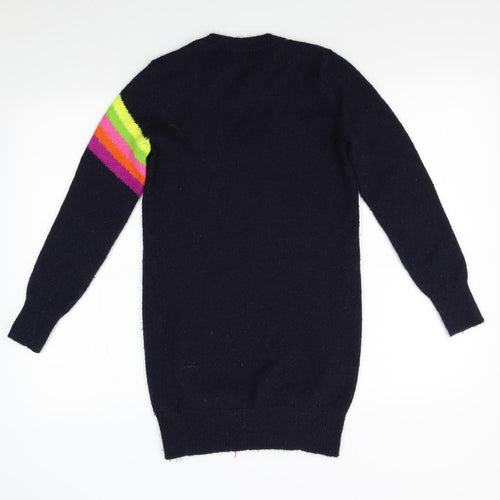 NEXT Girls Black   Jumper Dress  Size 12 Years