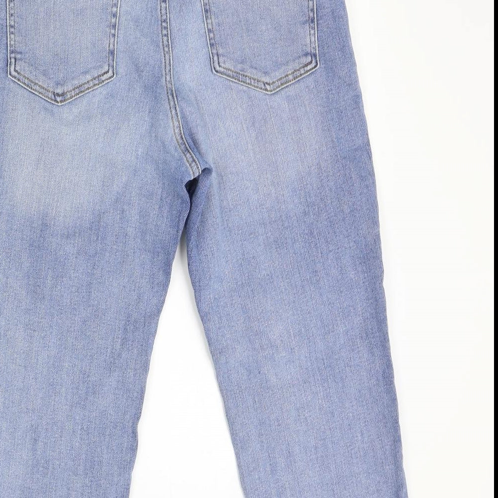 F&F Womens Blue   Cropped Jeans Size 10