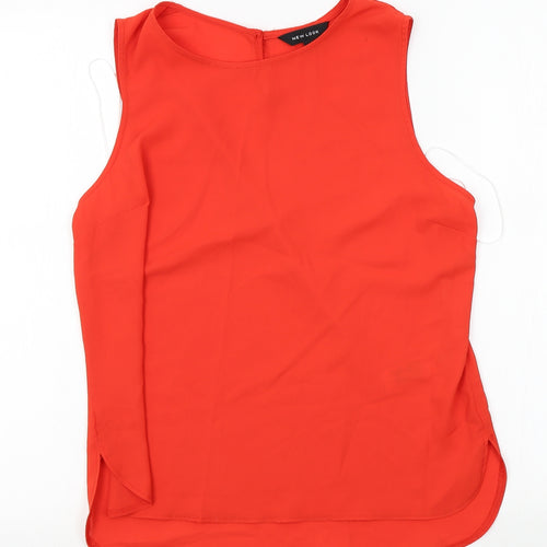 New Look Womens Red   Basic Blouse Size 12