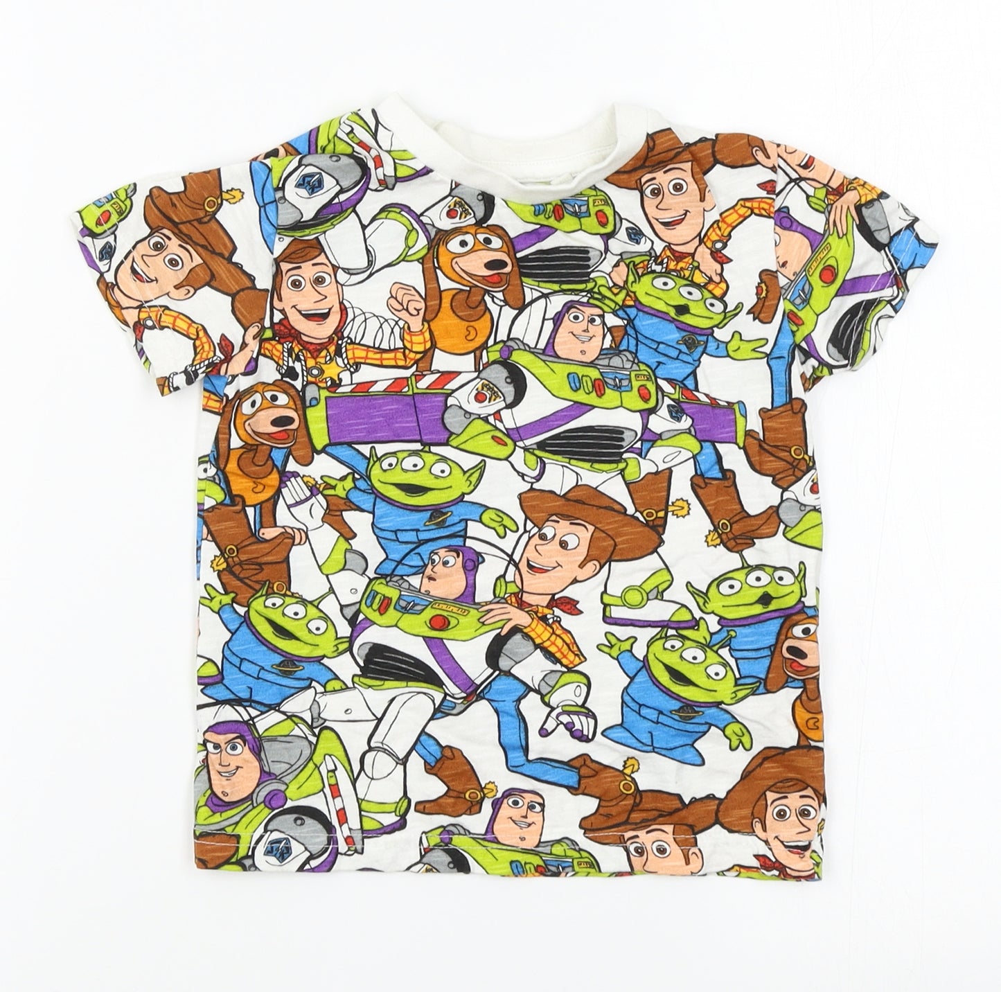 NEXT Boys Multicoloured   Basic T-Shirt Size 2-3 Years  - toy story