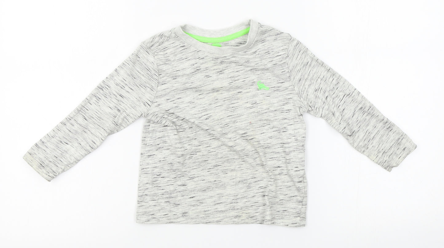 F&F Boys Grey   Basic T-Shirt Size 2-3 Years