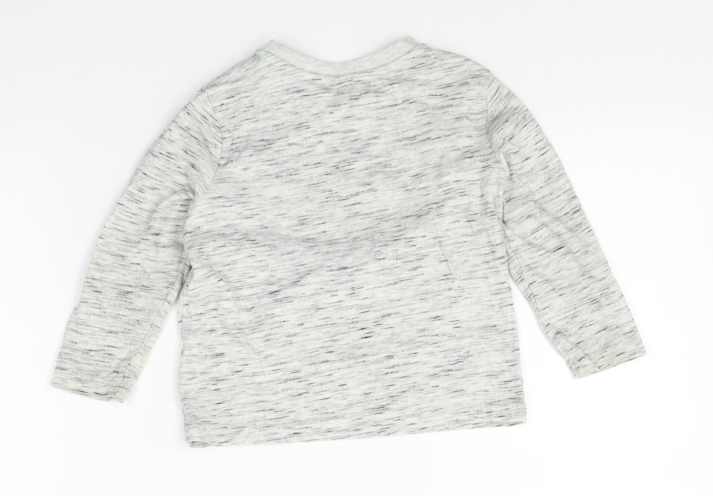 F&F Boys Grey   Basic T-Shirt Size 2-3 Years