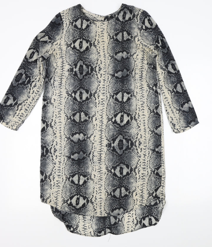 Topshop Womens Green A-Line Size 8
