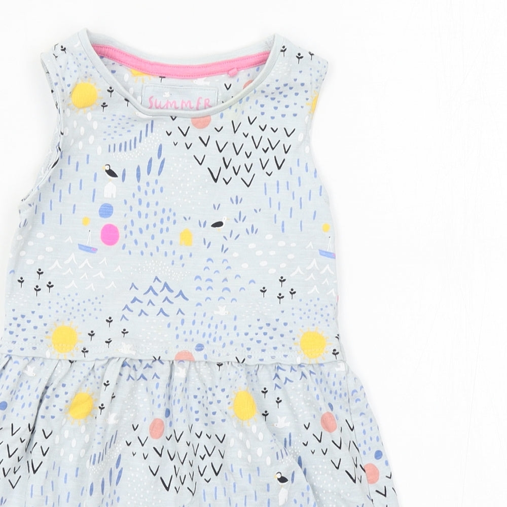 TU Girls Grey Animal Print  A-Line  Size 18-24 Months